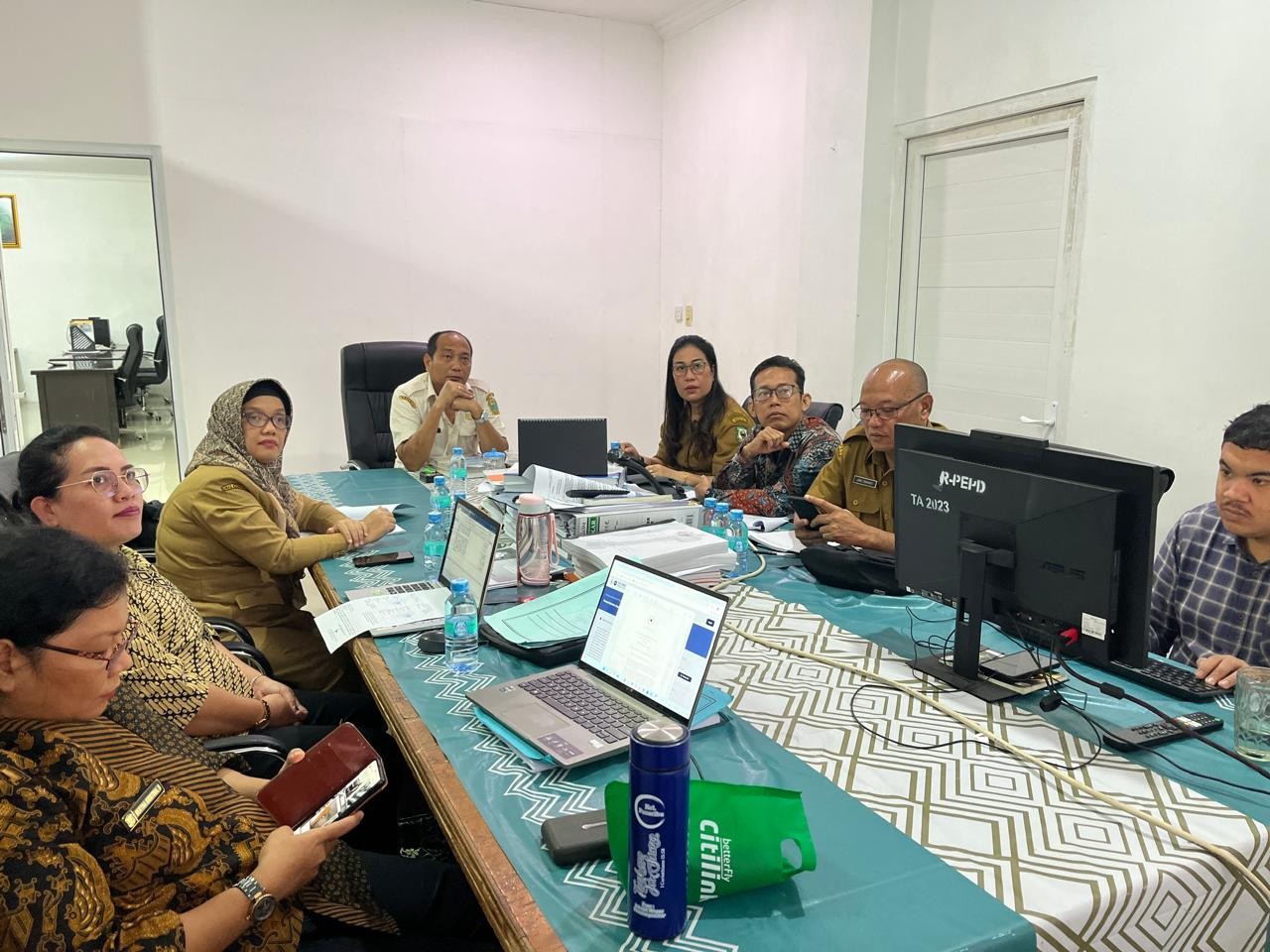 Rapat Evaluasi Rancangan Peraturan Wali Kota Pematangsiantar terkait Penerapan BLUD Puskesmas